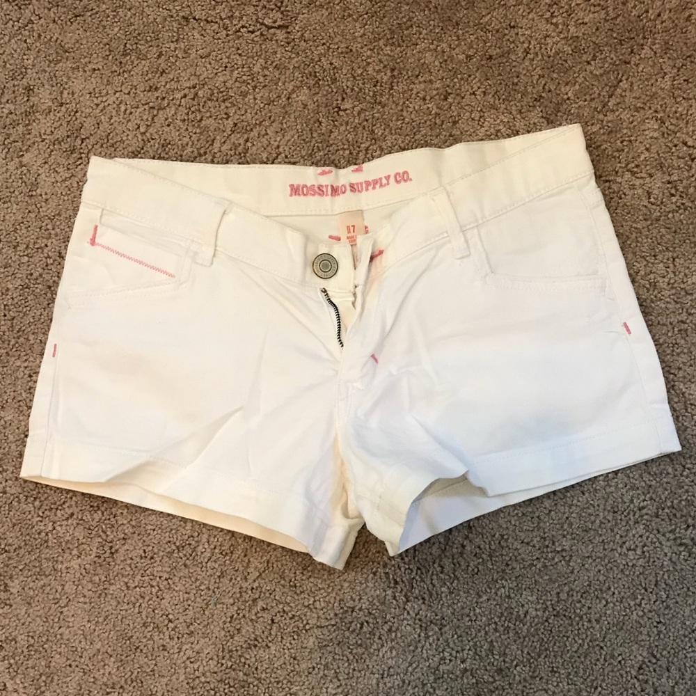 SOLD White summer shorts